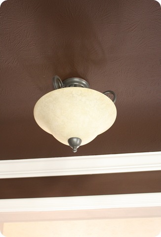 Updating a brass light fixture with spray paint | Thrifty Decor Chick ...